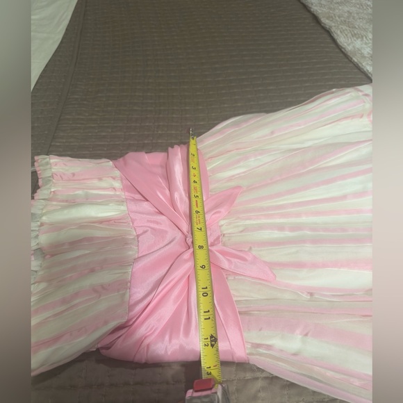 Betsey Johnson hPink and White Dress. - Picture 6 of 11